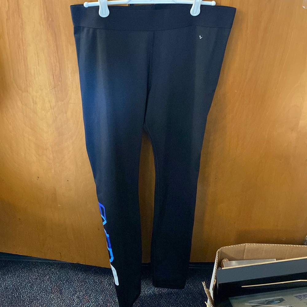 GapFit Elastic Band Black Leggings